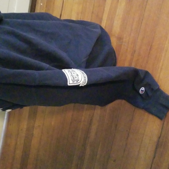 Yale, Champion, zippered, hooded, heavyweight sweatshirt, size XL, navy blue - Picture 2 of 6